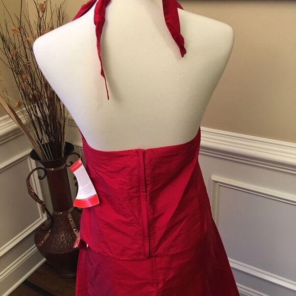 The Red Dress Collection 2-Piece Silk Dress 8/10 - Picture 4 of 8